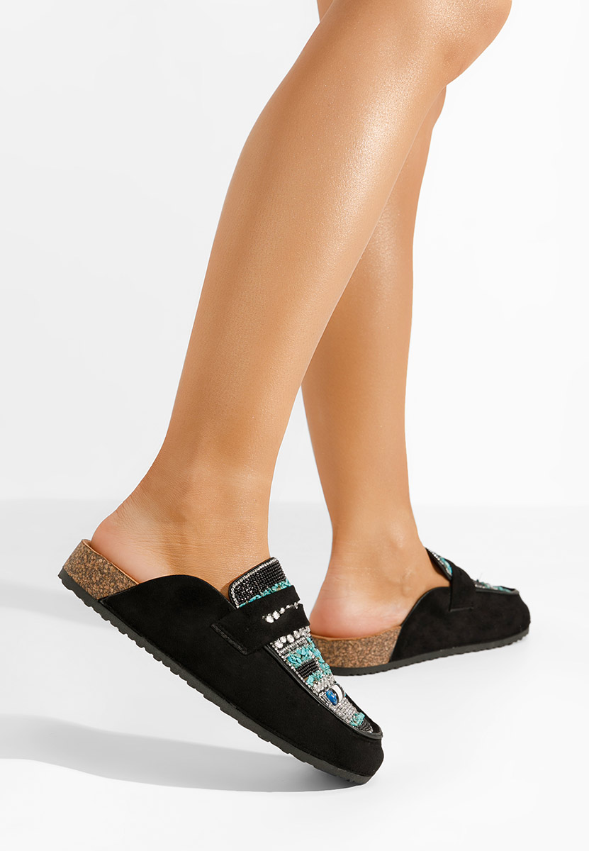 Černé dámské dřeváky Marlie