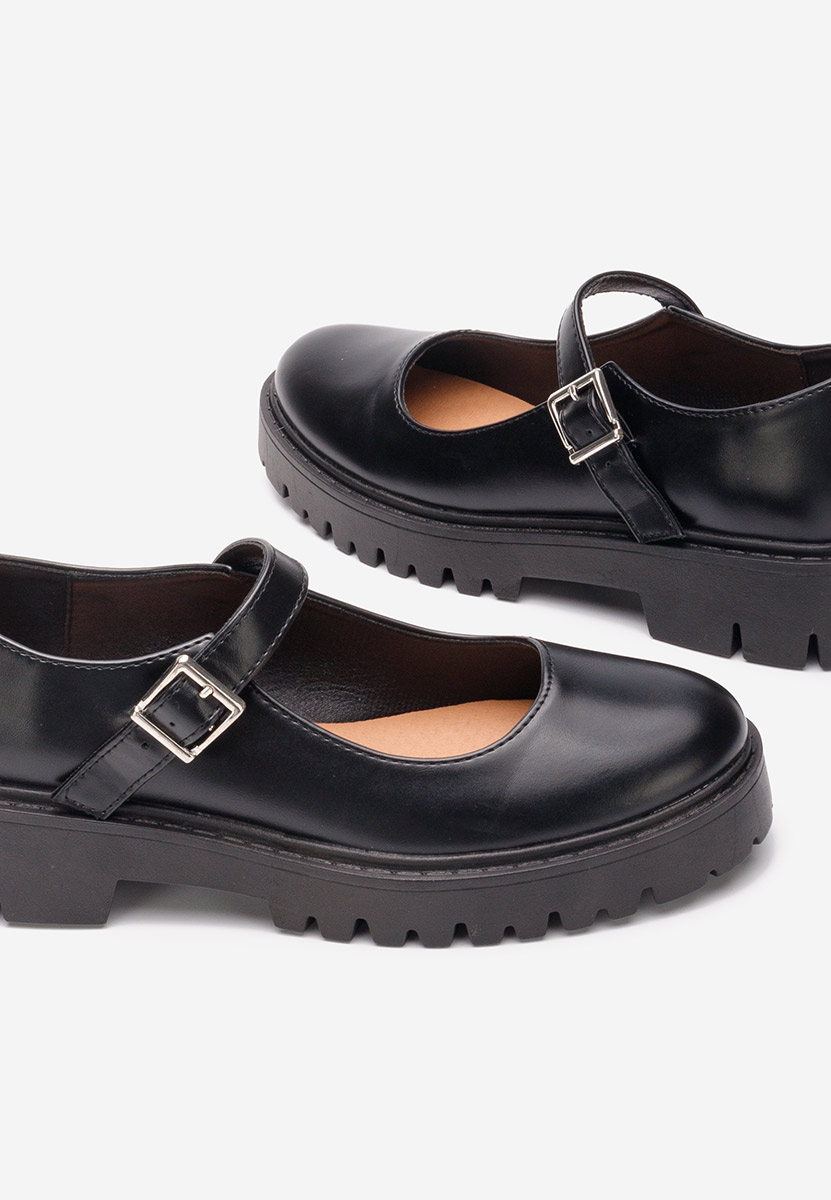 Černé dámské polobotky Orias