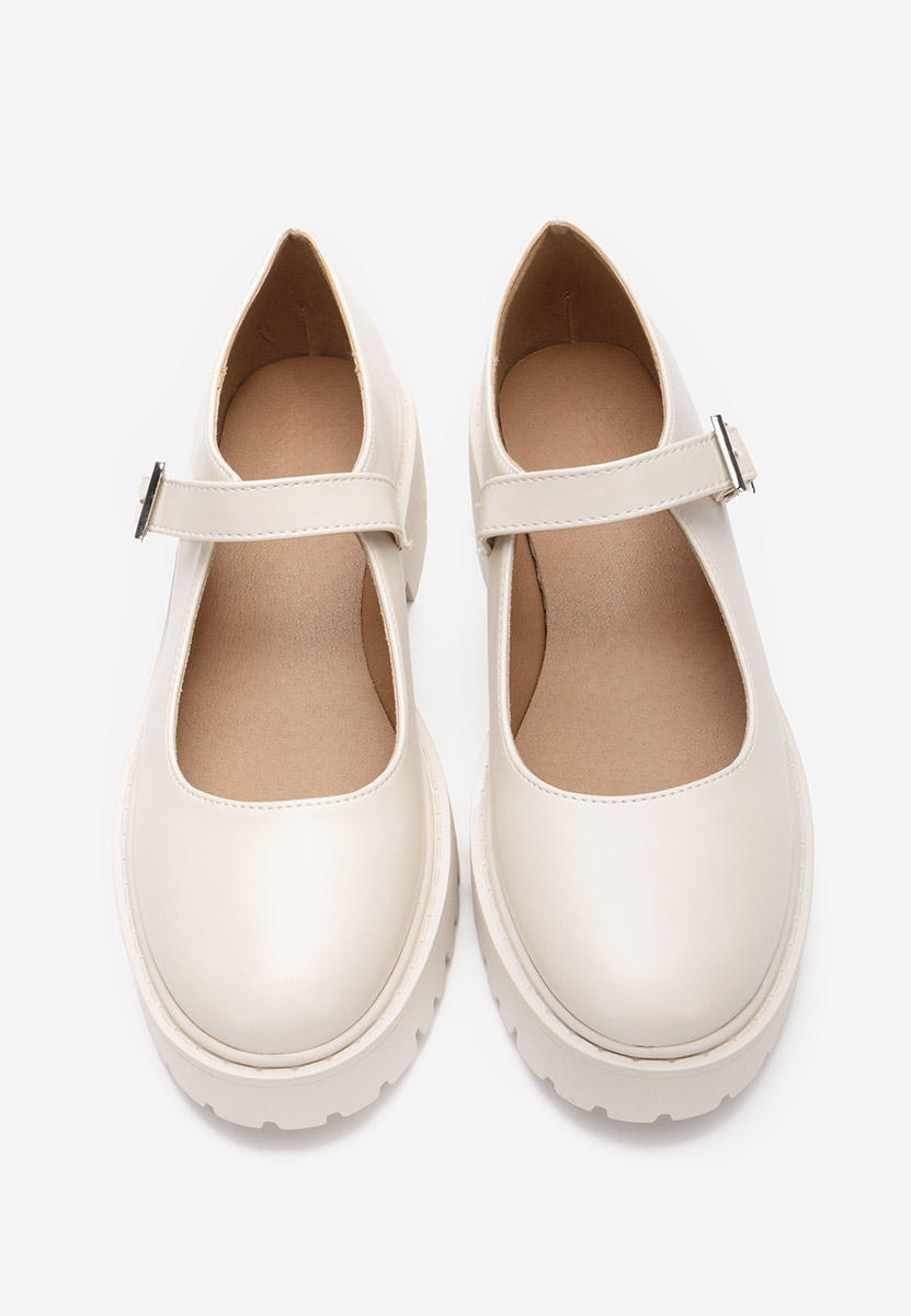 Béžové dámské polobotky Orias