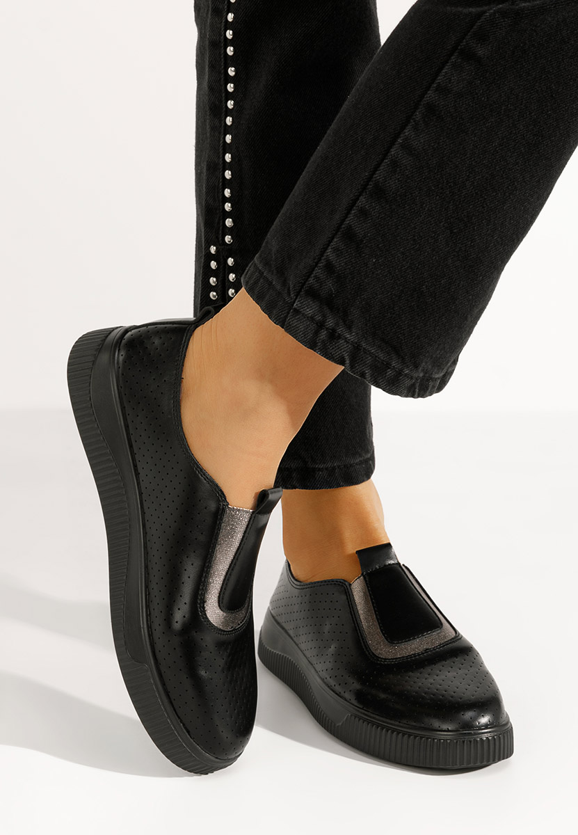 Černé dámské espadrilky Lilianna