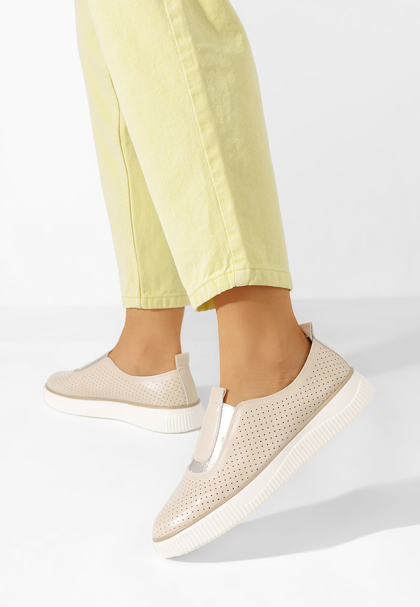 Béžové dámské espadrilky Lilianna