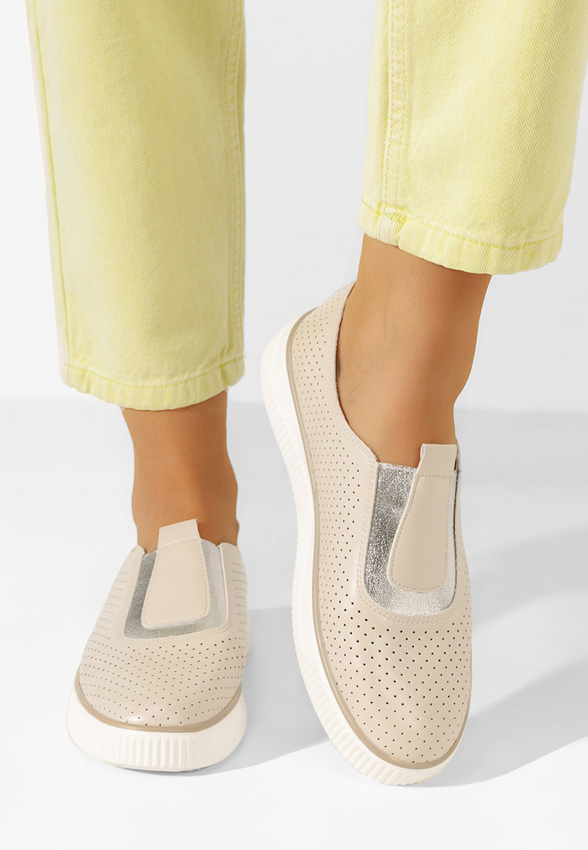 Béžové dámské espadrilky Lilianna