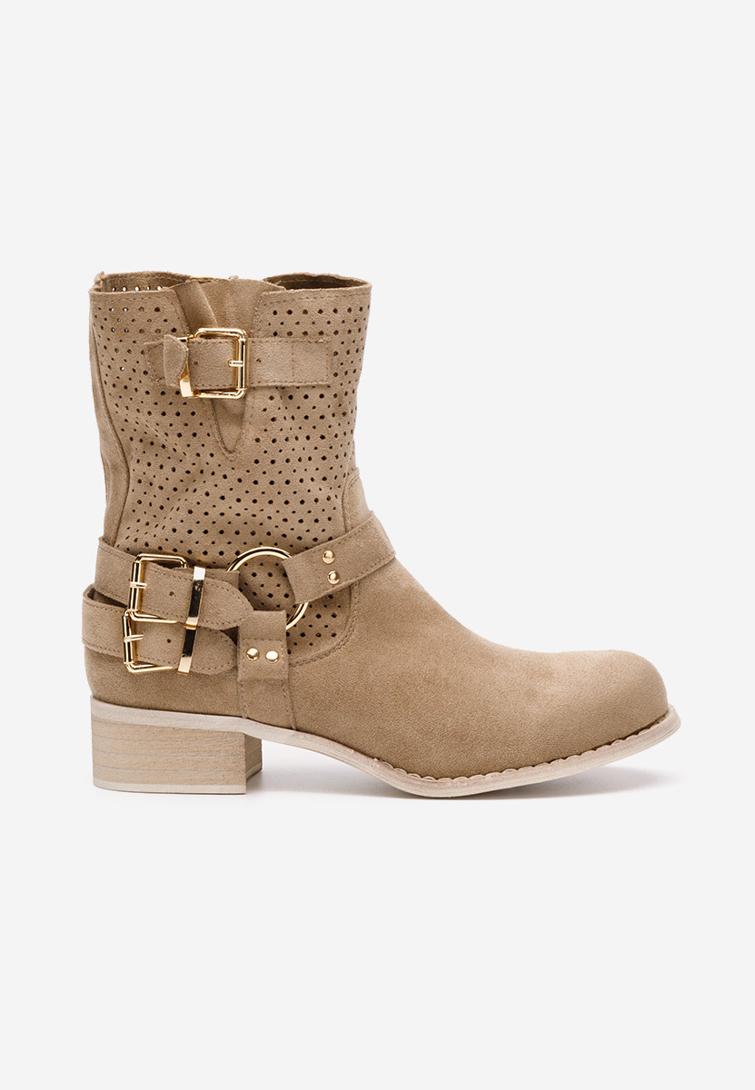 Khaki kotníkové boty Daiela V2