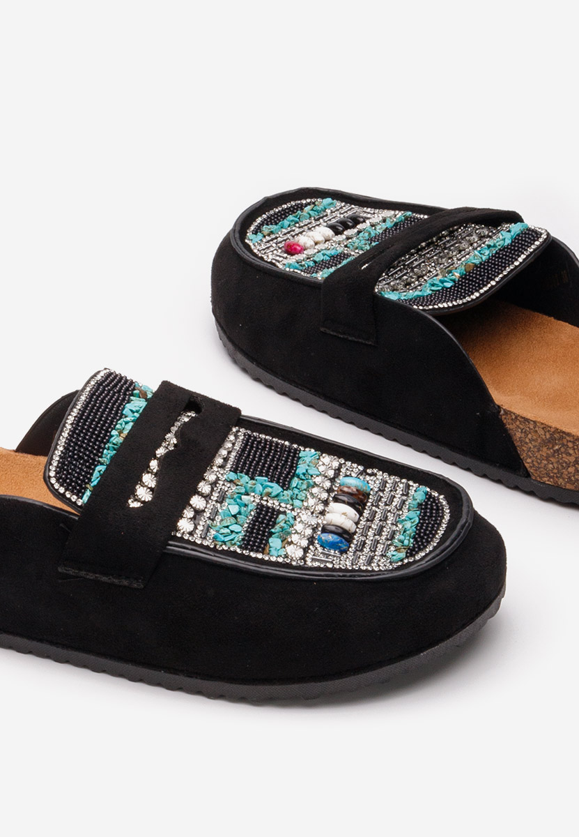 Černé dámské dřeváky Marlie