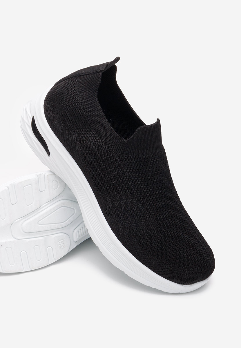 Černé slip on tenisky Dissora