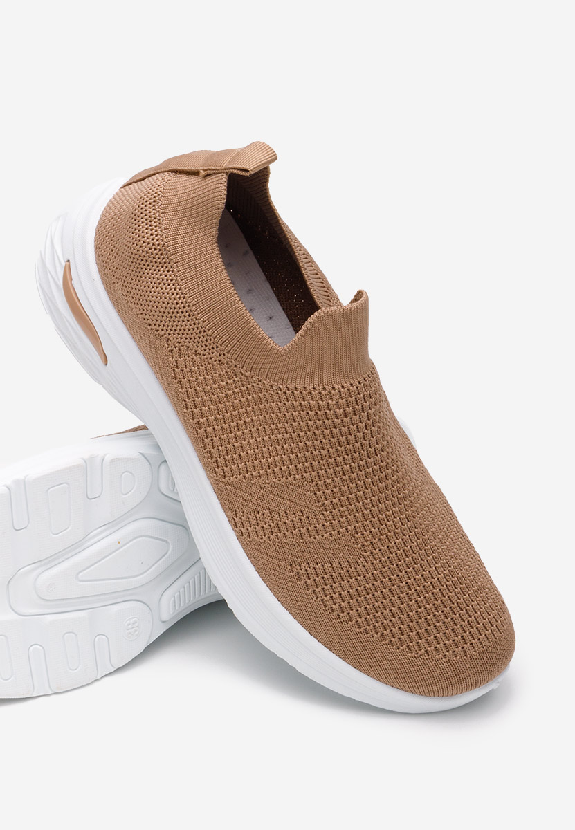 Khaki slip on tenisky Dissora
