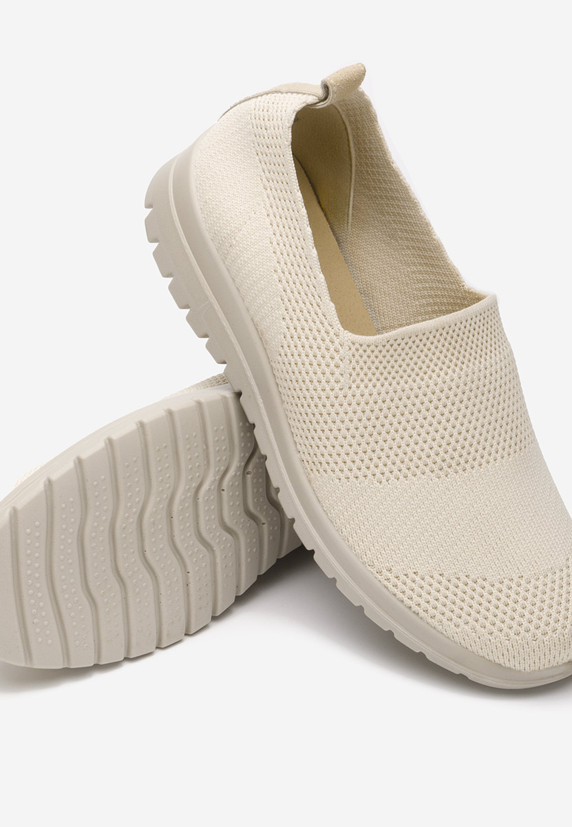 Béžové slip on tenisky Disima