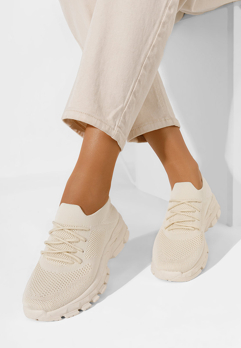 Béžové sportovní boty dámské Katrine