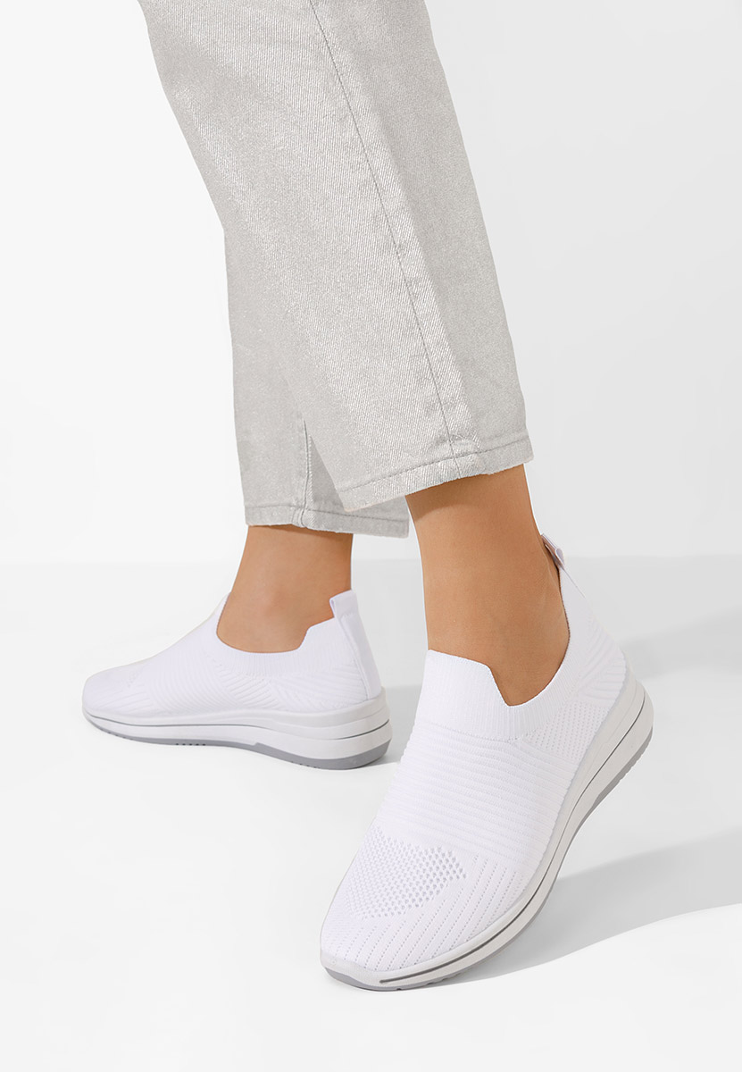 Bílé slip on tenisky Adalia