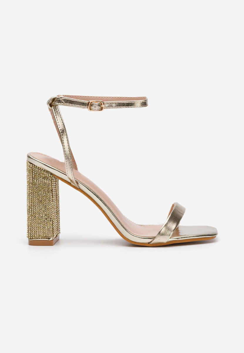 Zlaté dámské elegantní sandály Rayna