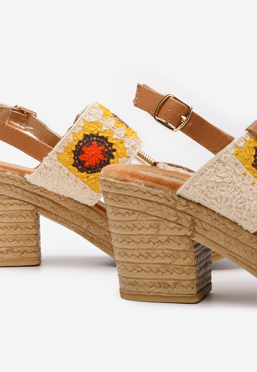 Béžové dámské sandály Zeina V2