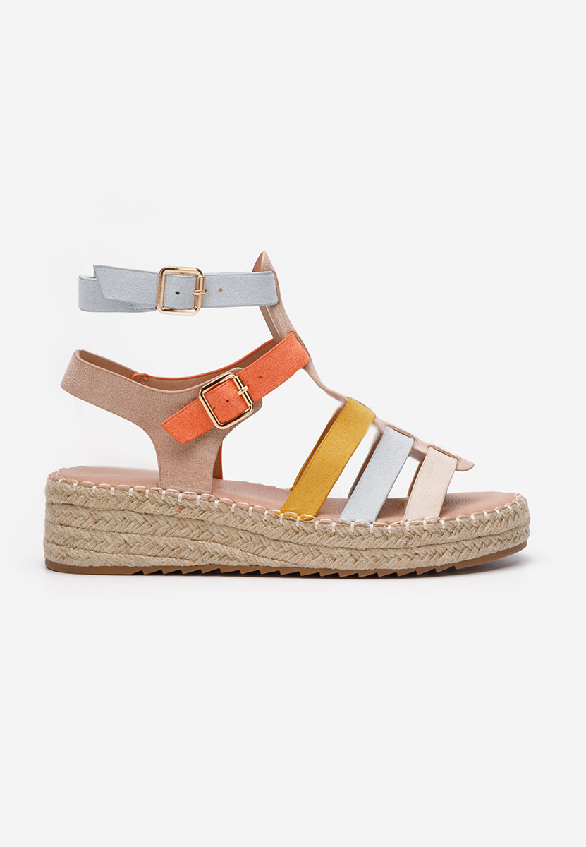 Viacfarebné sandály espadrilky Sanjana V3