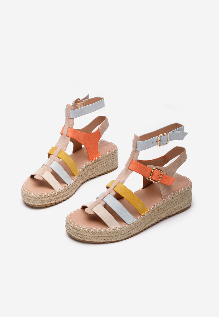 Viacfarebné sandály espadrilky Sanjana V3