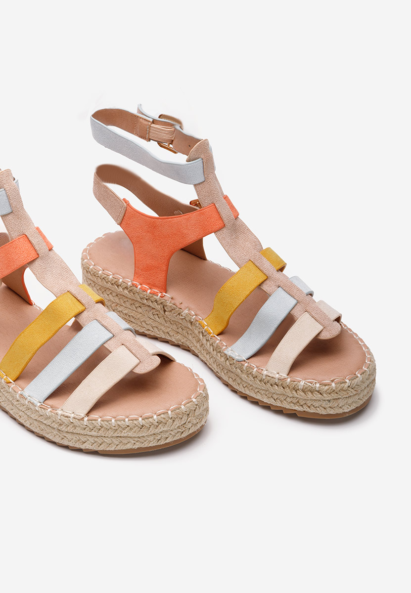 Viacfarebné sandály espadrilky Sanjana V3