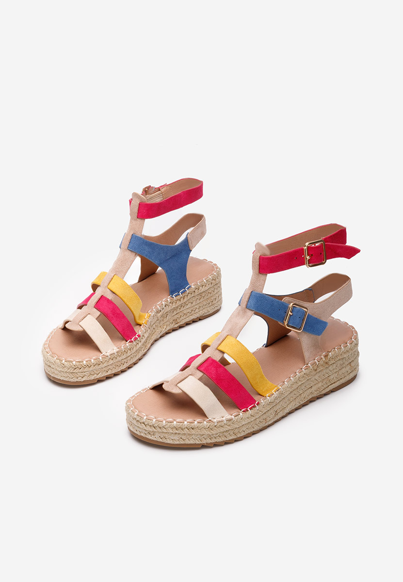 Viacfarebné sandály espadrilky Sanjana V2