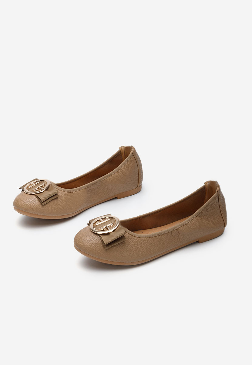 Khaki dámské baleríny Trisha