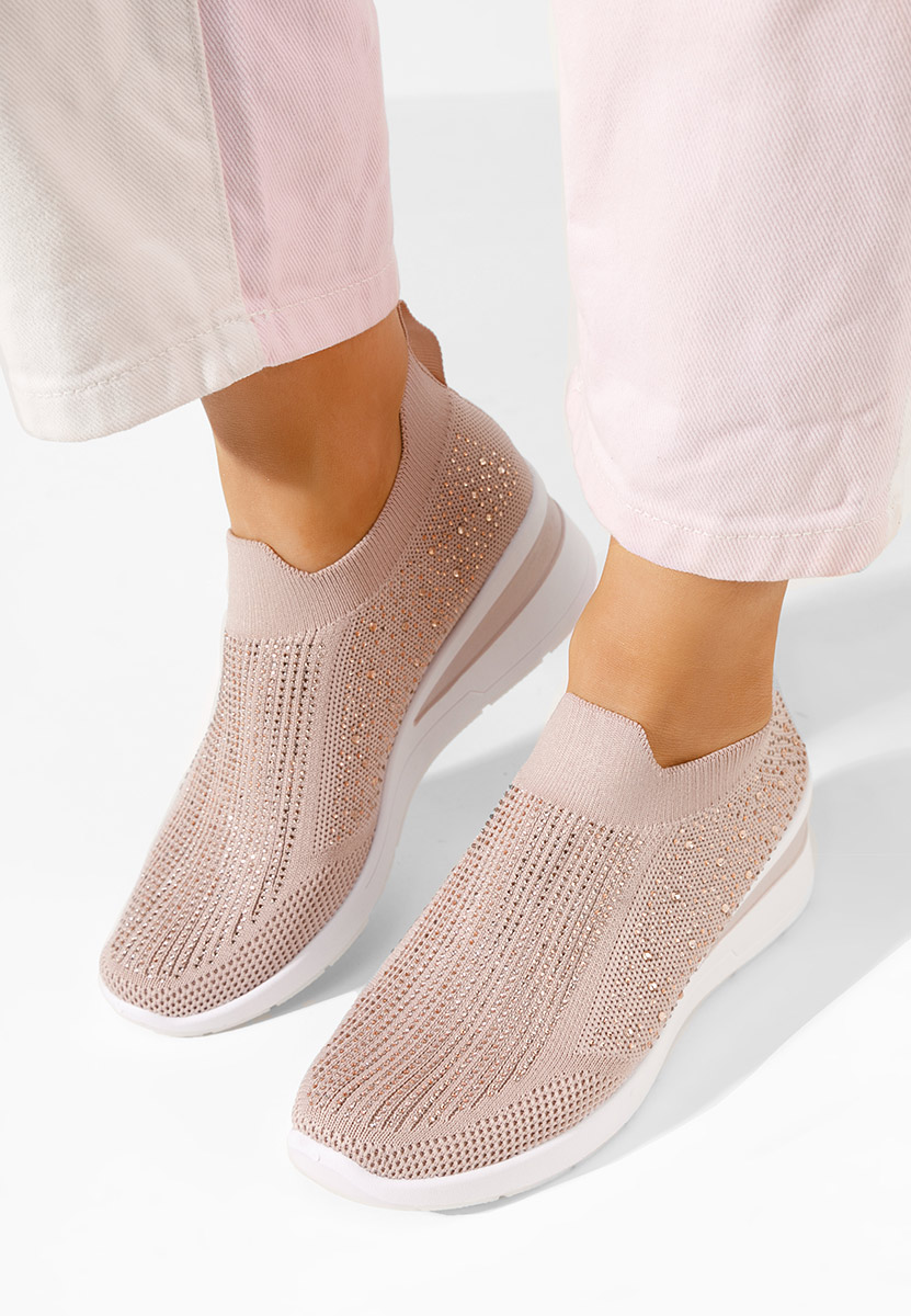 Ružové slip on tenisky Amelie