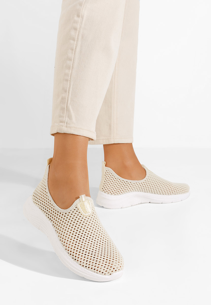 Béžové slip on tenisky Kadrina