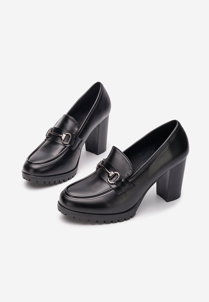 Černé loafers dámské Lorena