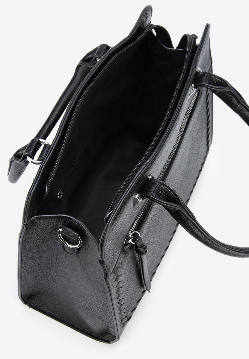 Černá rukojeť kabelky Merissa V2