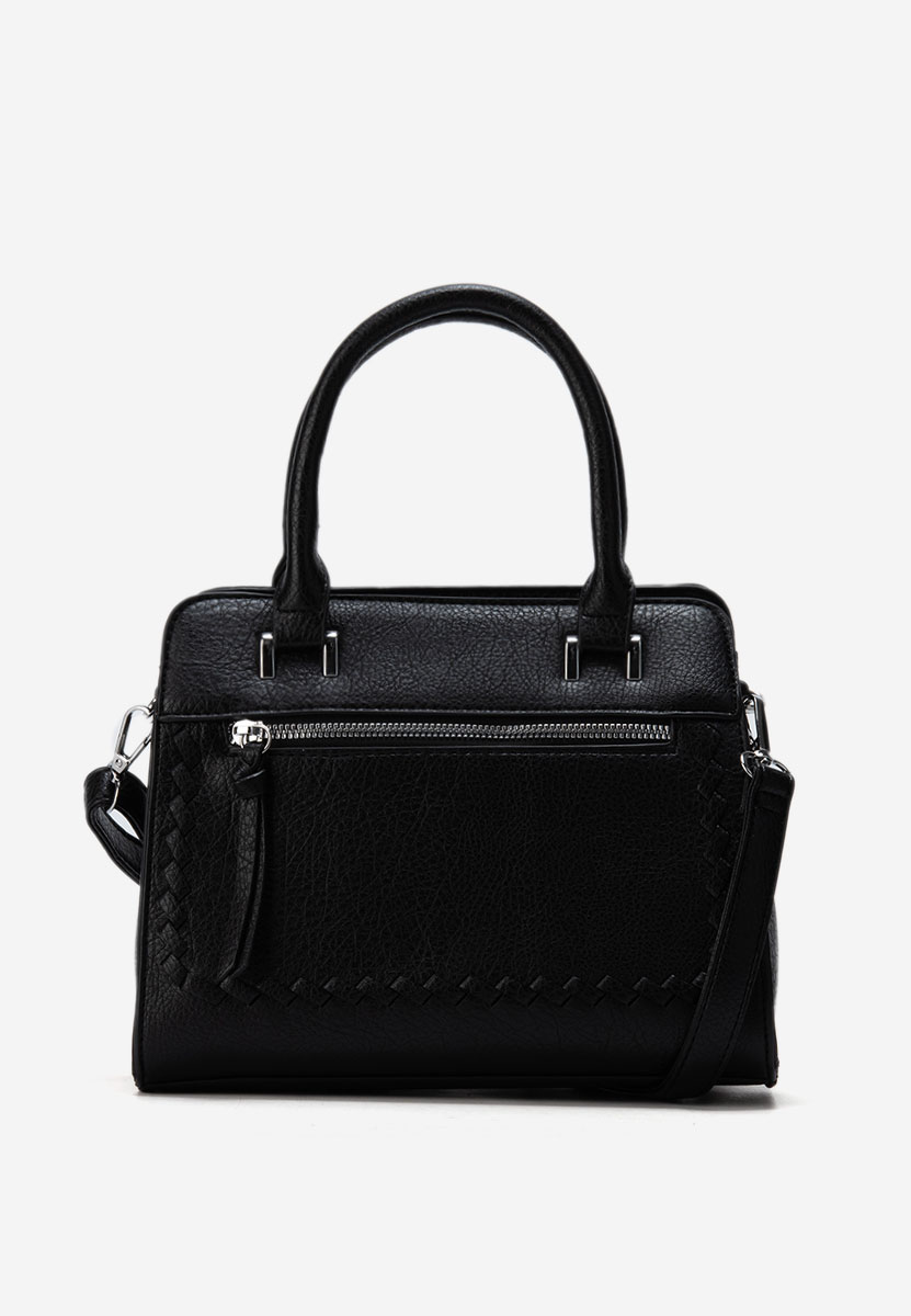 Černá rukojeť kabelky Merissa