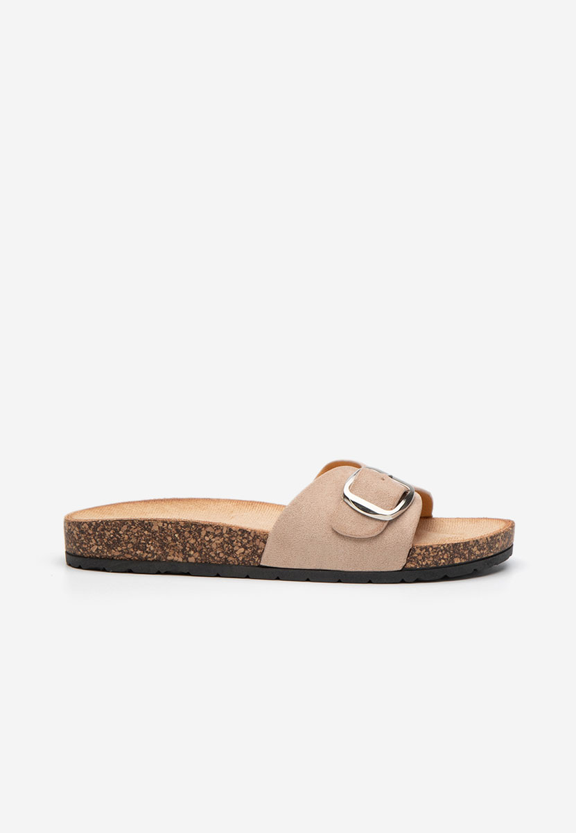 Khaki dámské pantofle Andrina