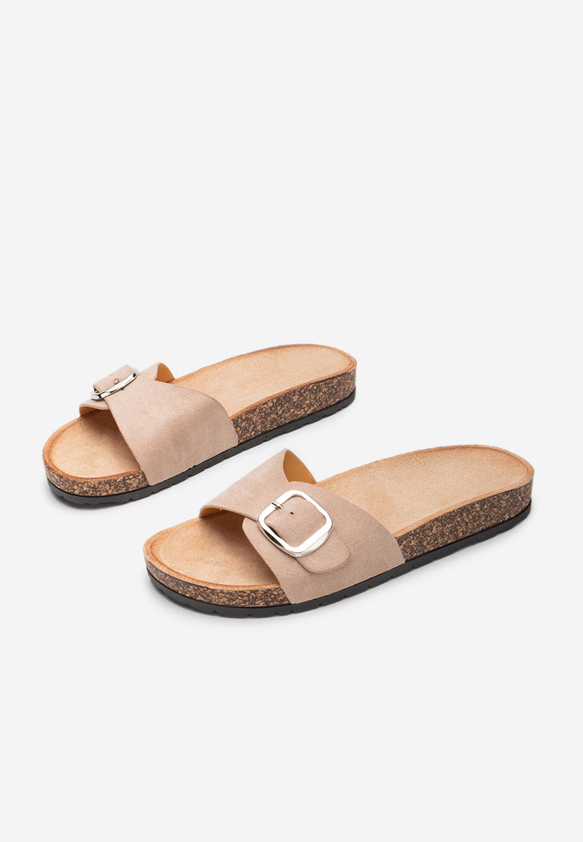 Khaki dámské pantofle Andrina