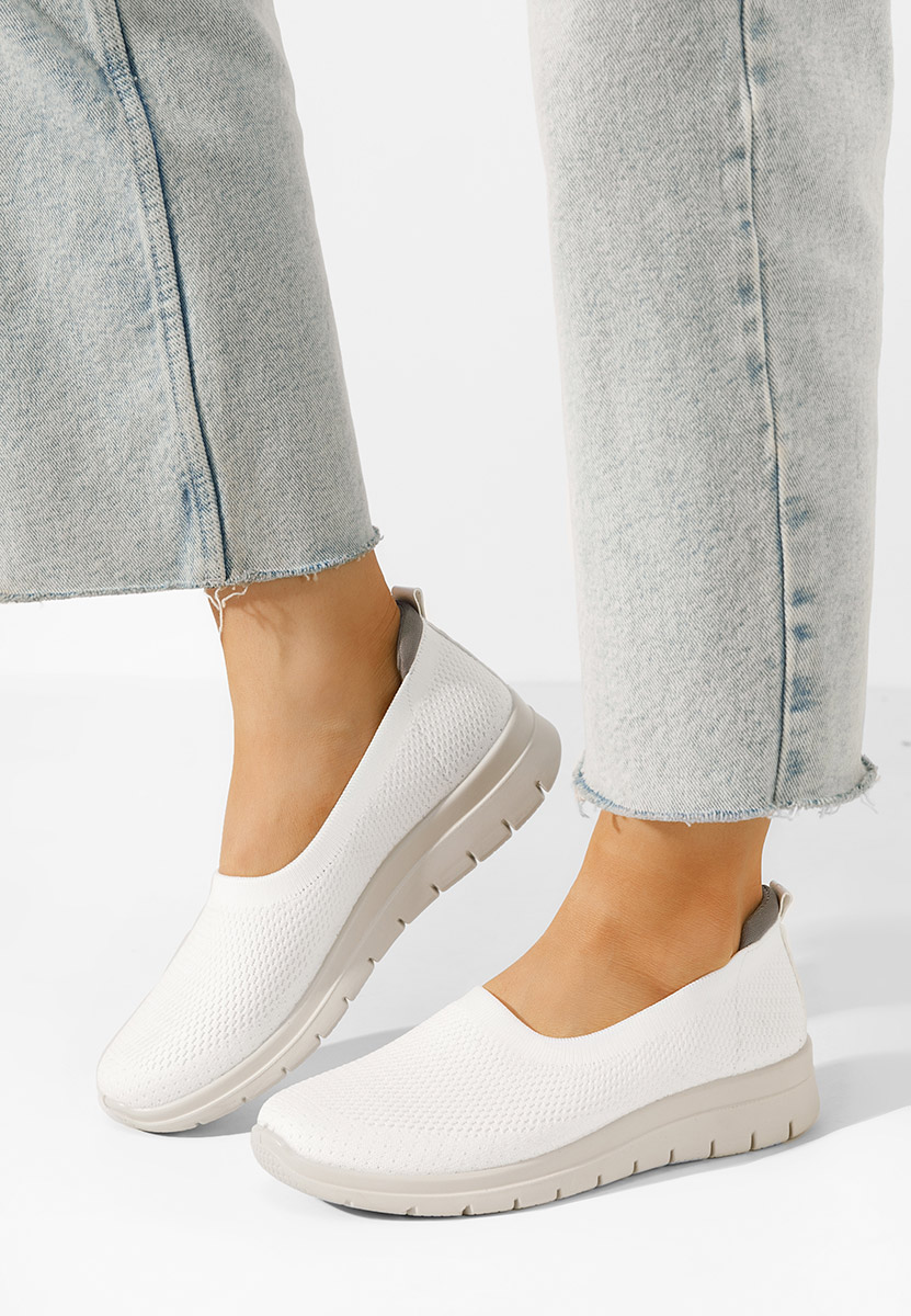 Bílé dámské baleríny Ramoni