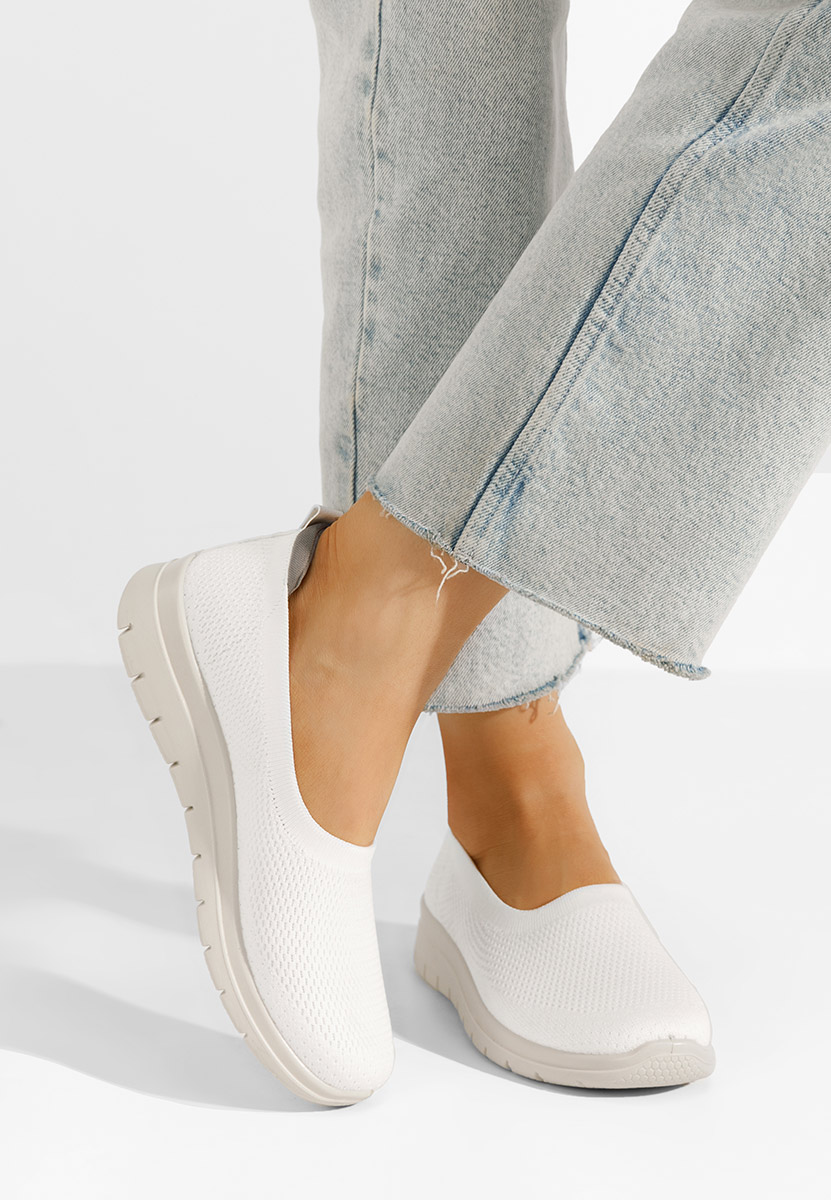 Bílé dámské baleríny Ramoni