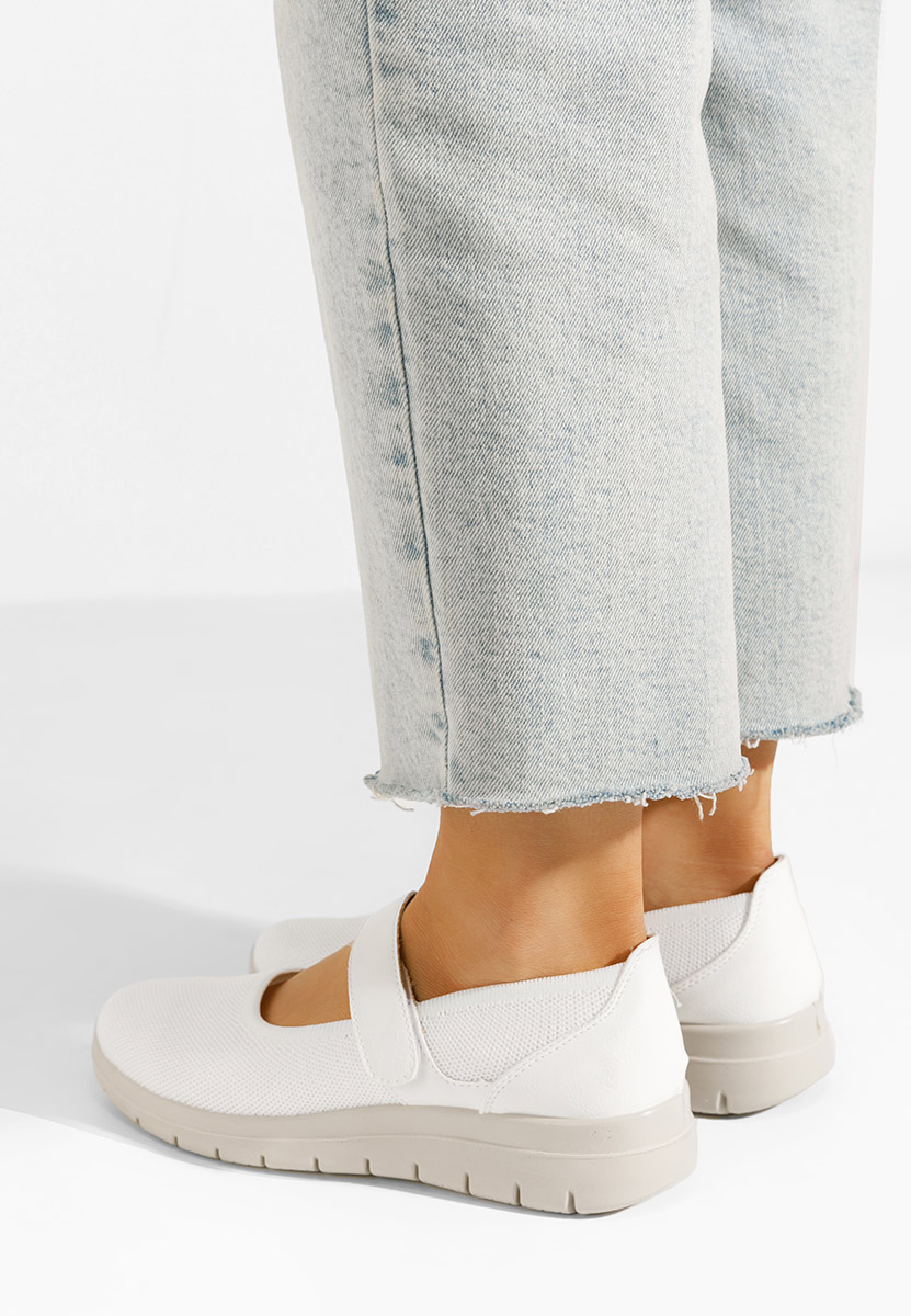 Bílé dámské baleríny Maila