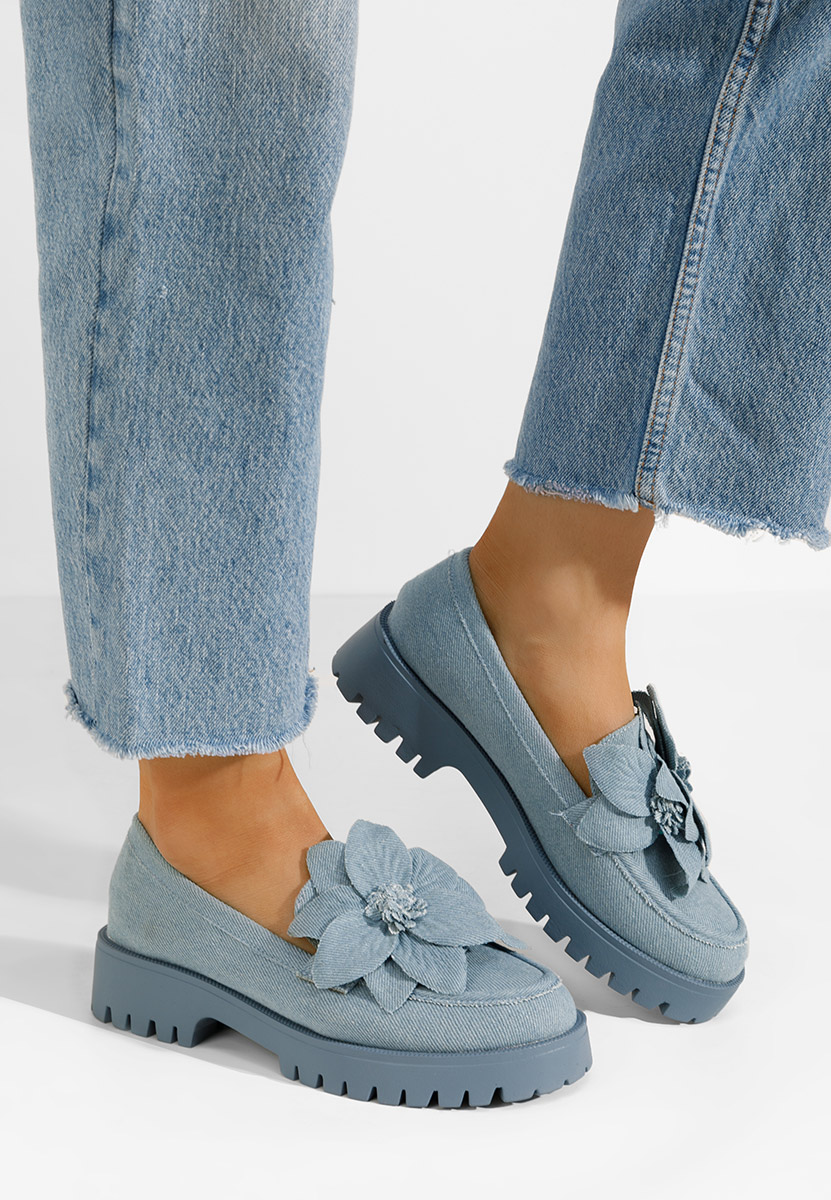 Denim dámské mokasíny Camelea