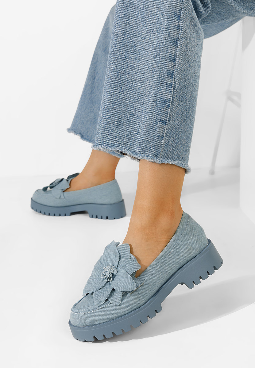 Denim dámské mokasíny Camelea
