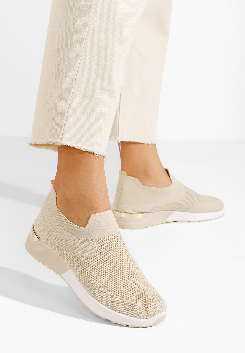 Béžové  Slip-on Aderine
