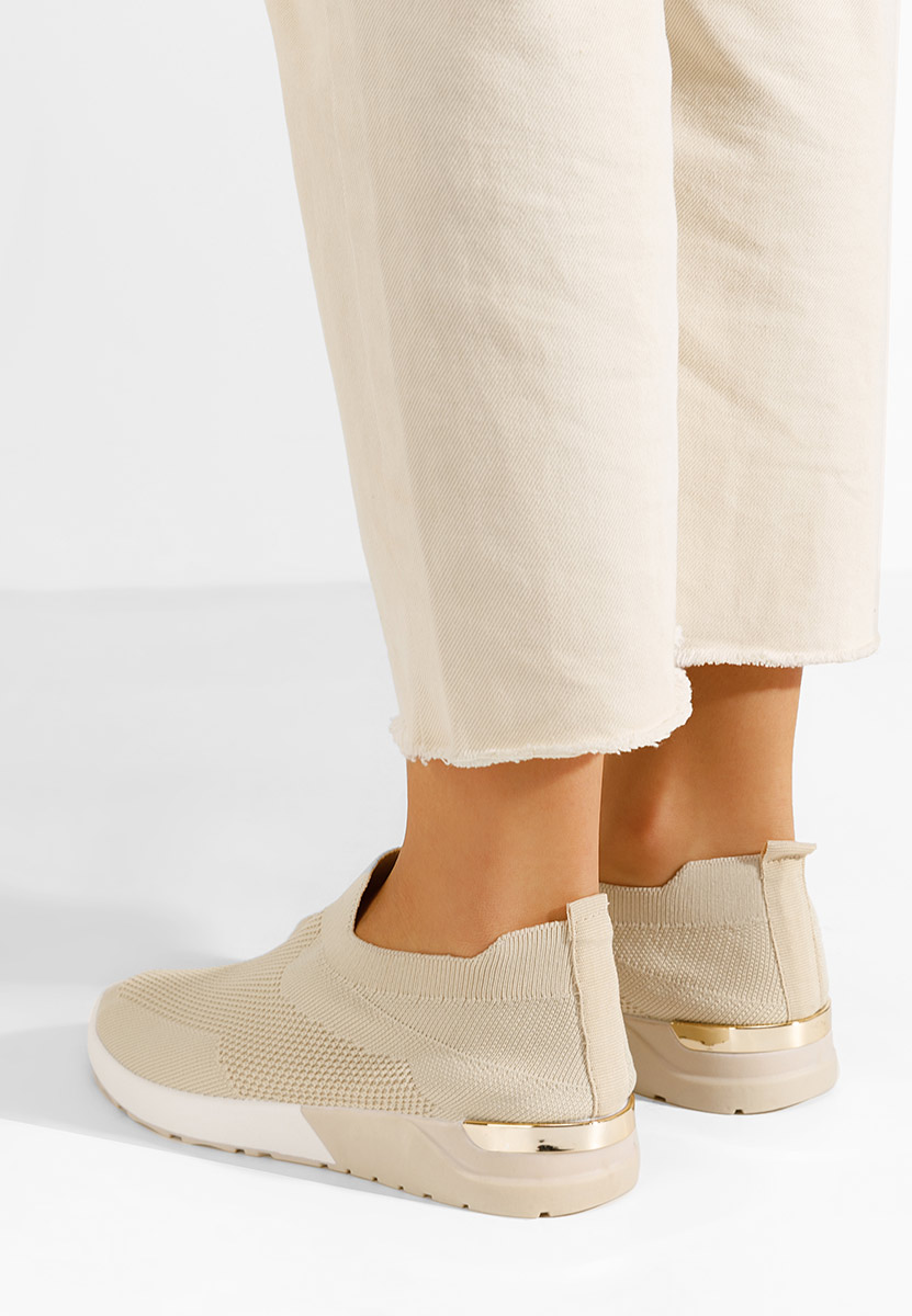 Béžové  Slip-on Aderine