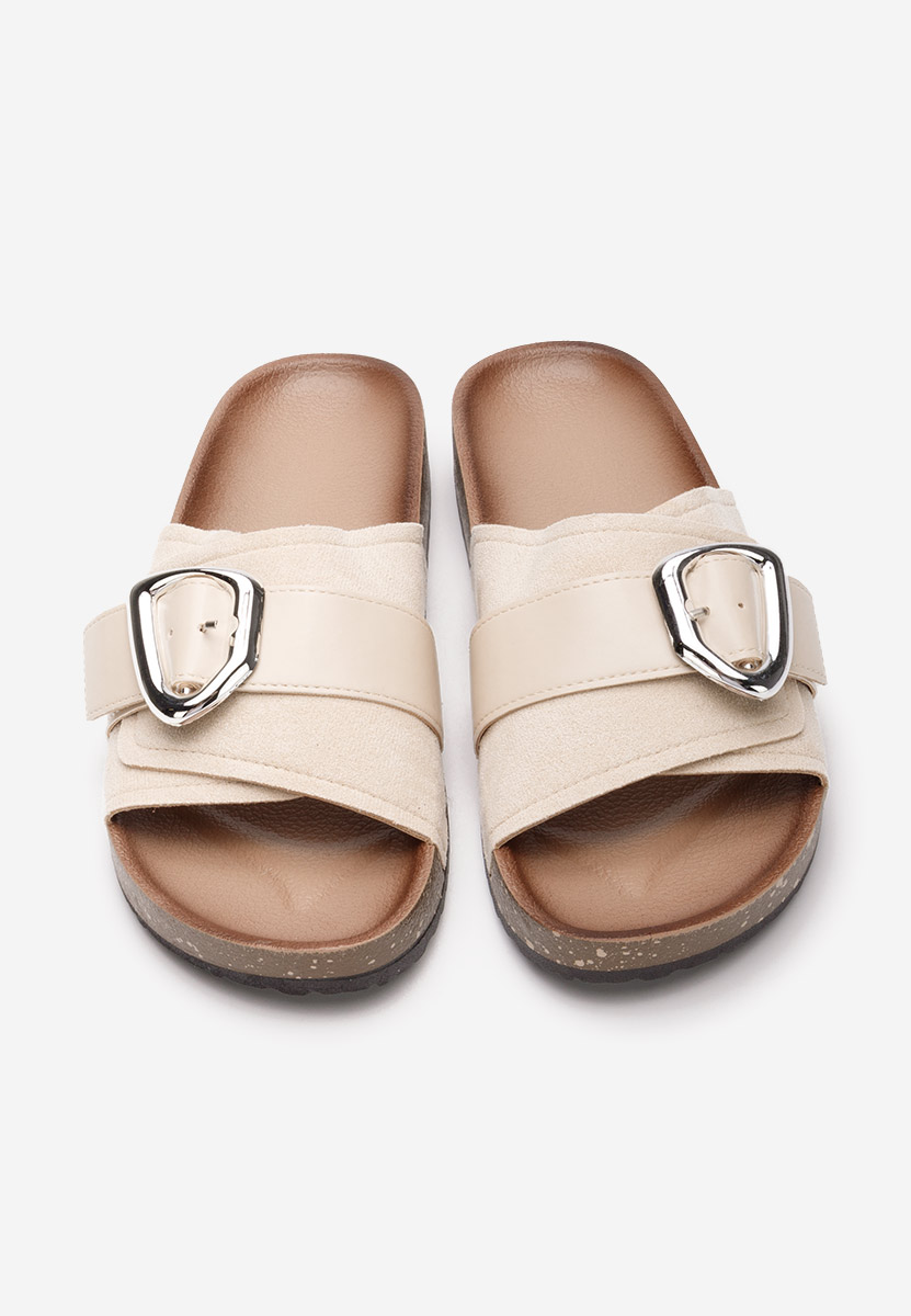 Béžové dámské pantofle Isabelle