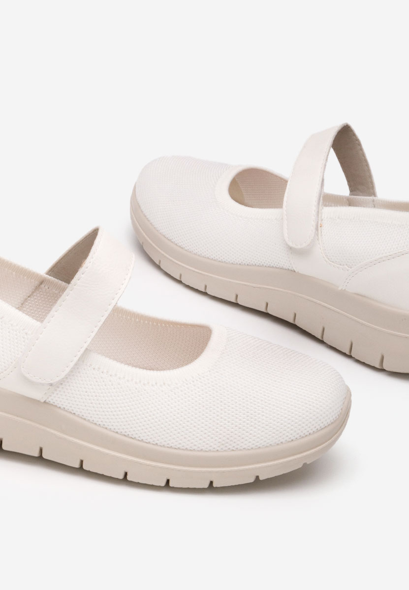 Bílé dámské baleríny Maila