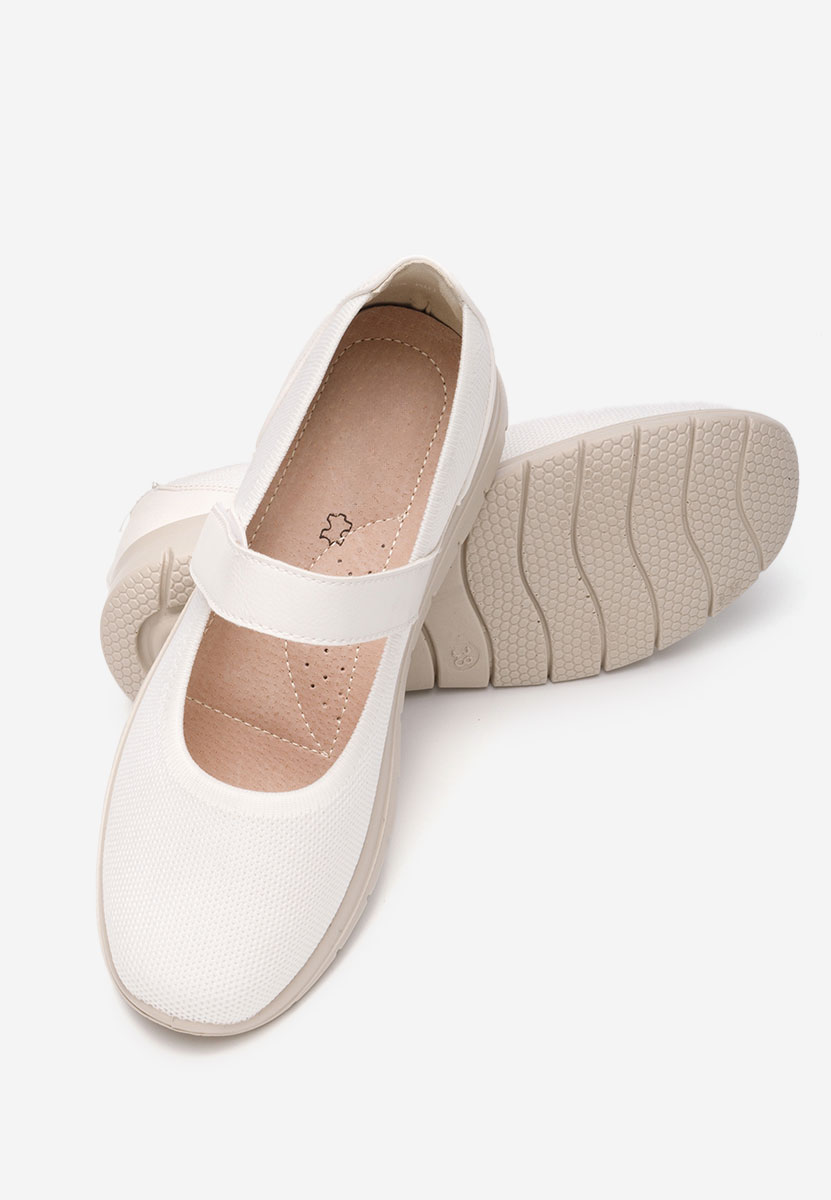 Bílé dámské baleríny Maila