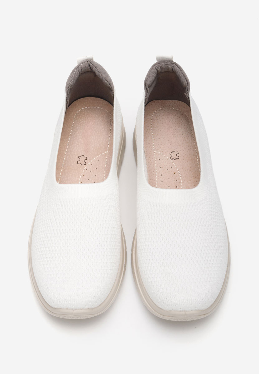 Bílé dámské baleríny Ramoni