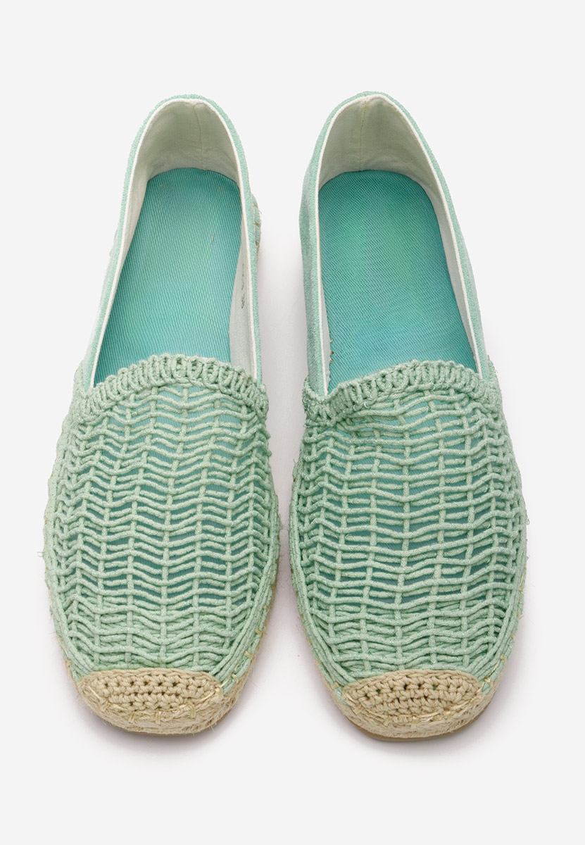 Tyrkysové dámské espadrilky Naesia