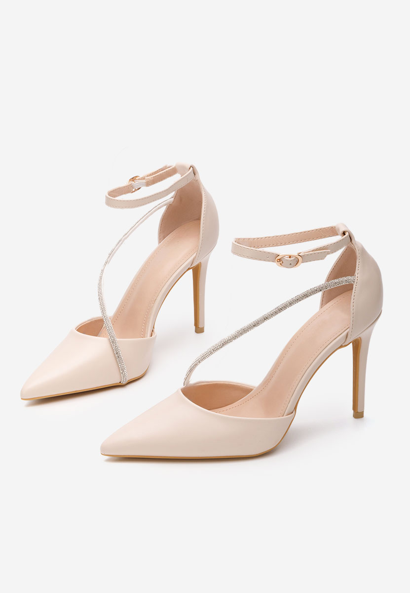 Béžové lodičky do špičky Honeya