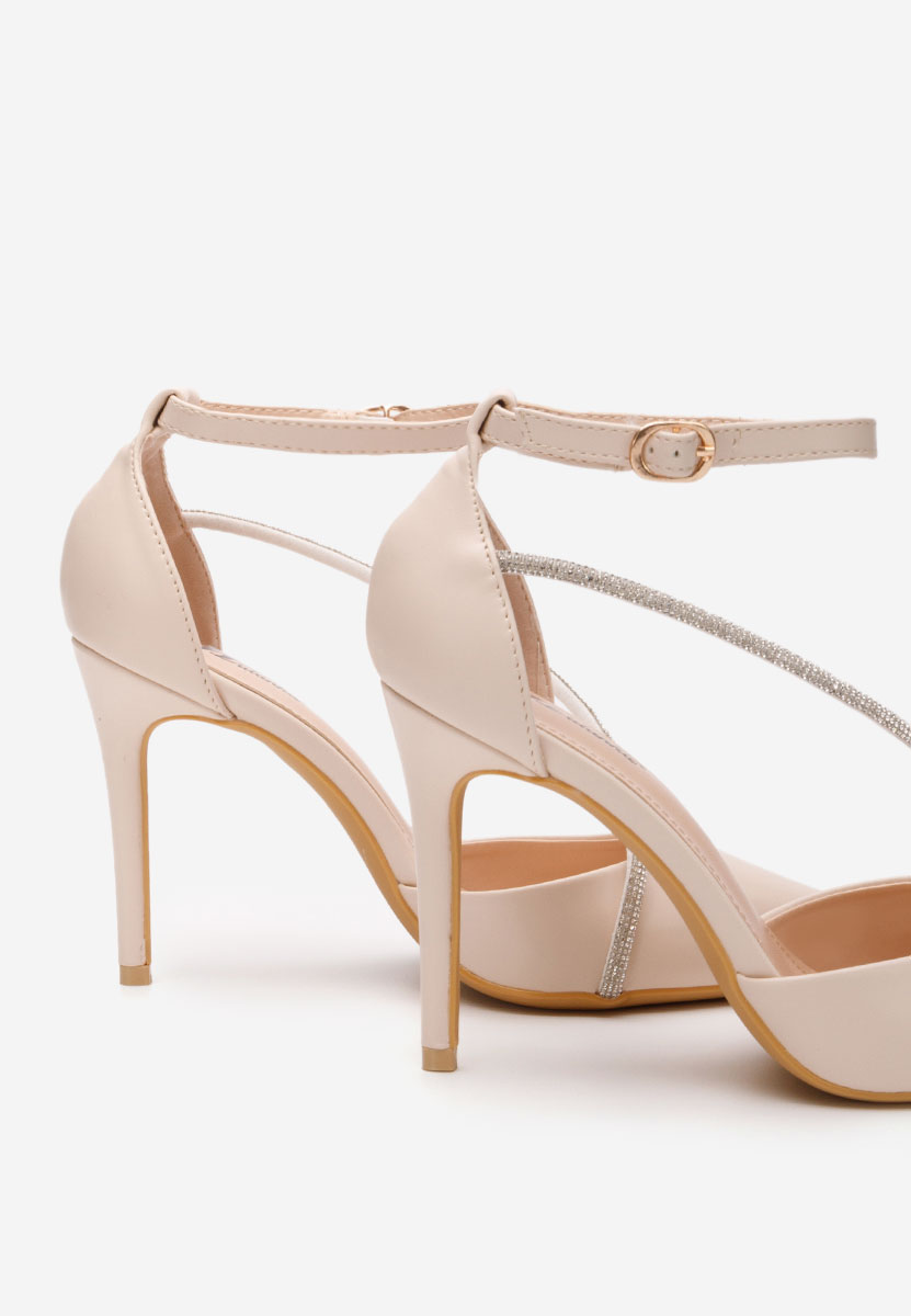 Béžové lodičky do špičky Honeya