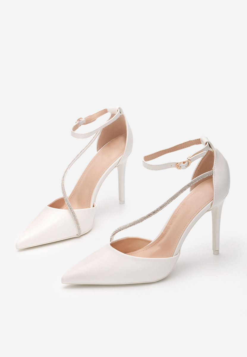 Bílé lodičky do špičky Honeya