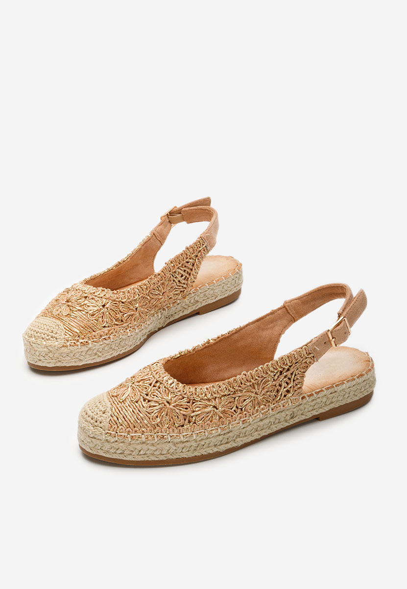 Camelové dámské espadrilky Maripia