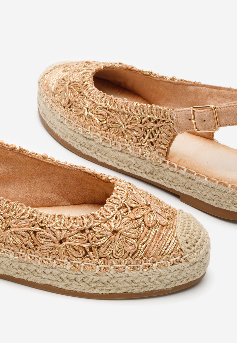 Camelové dámské espadrilky Maripia