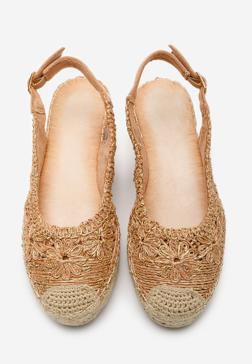 Camelové dámské espadrilky Maripia