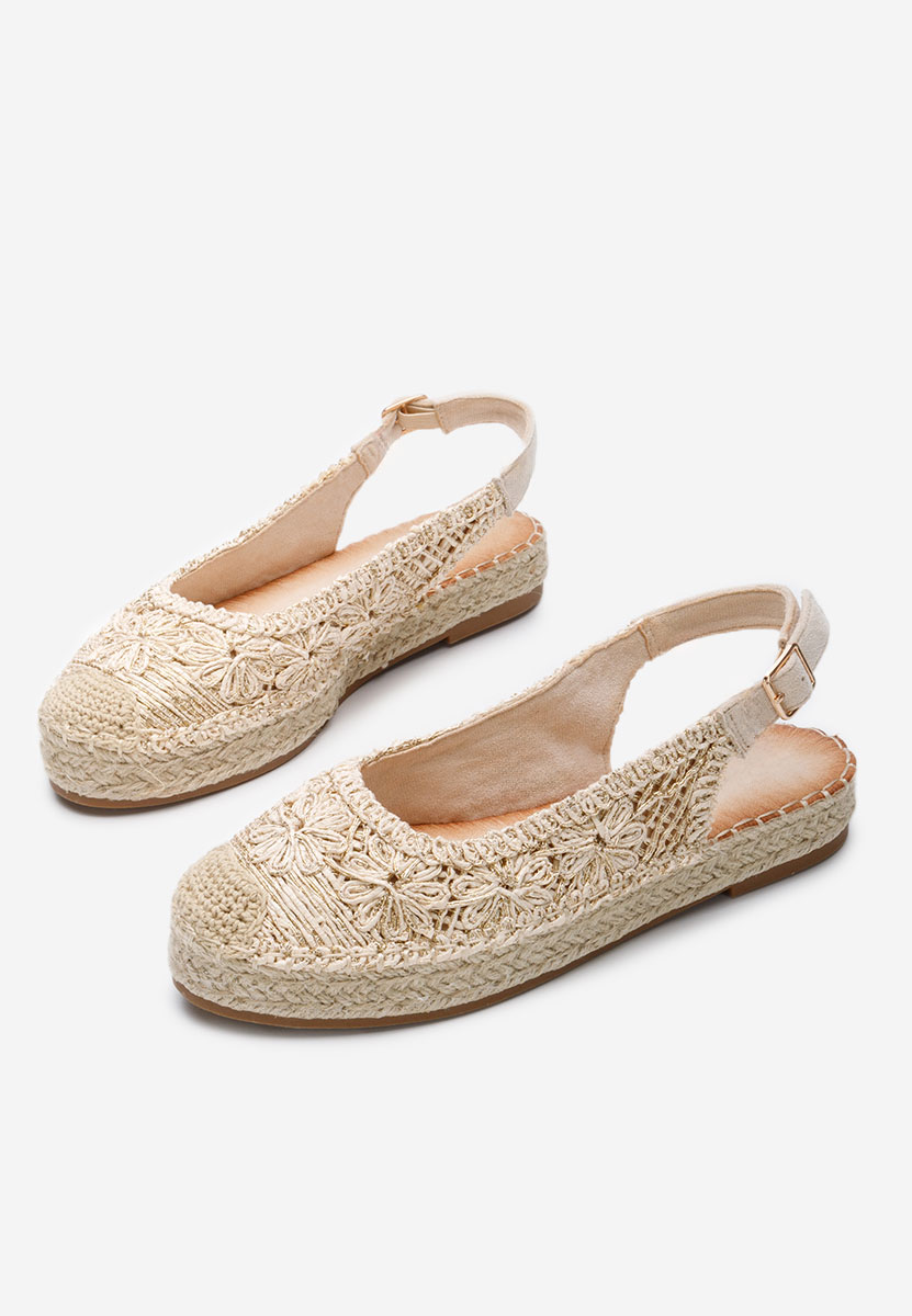 Béžové dámské espadrilky Maripia