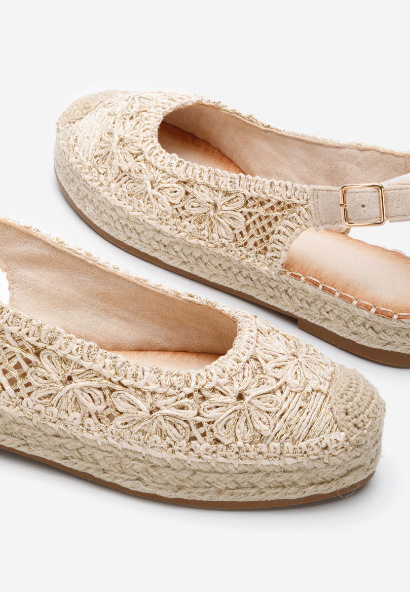 Béžové dámské espadrilky Maripia