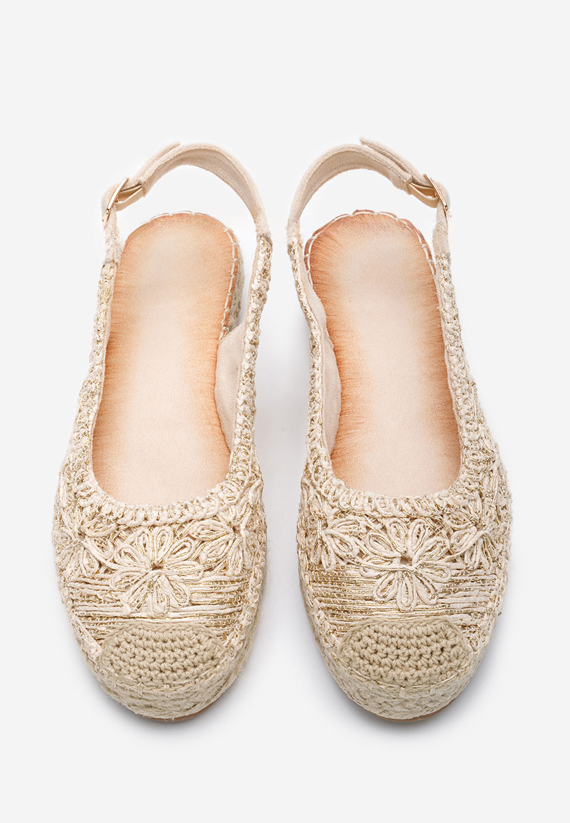 Béžové dámské espadrilky Maripia