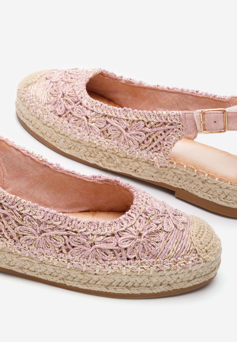 Ružové dámské espadrilky Maripia