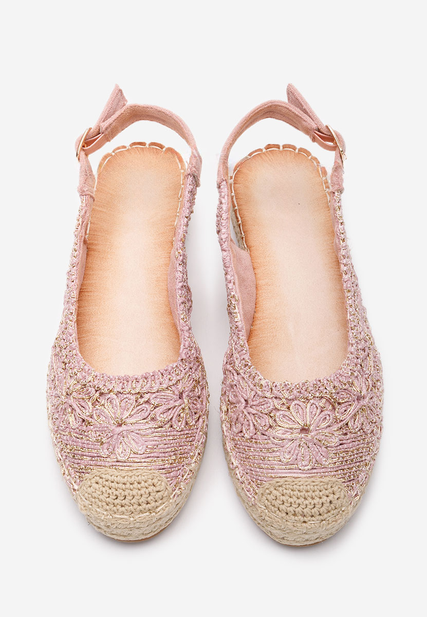 Ružové dámské espadrilky Maripia